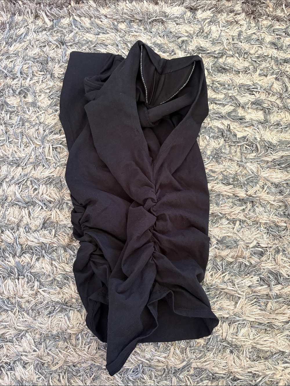New! AFRM Black Cotton Padded-Shoulder Tank Top XS - Picture 4 of 7